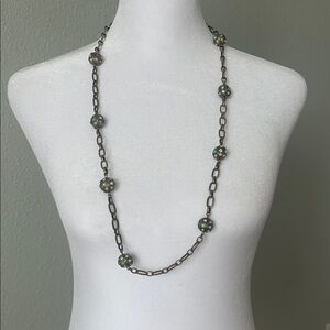 Elegant Green Beaded Necklace